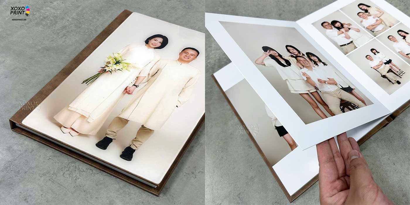 Album ảnh Gia đình Bìa Mica 25x35cm