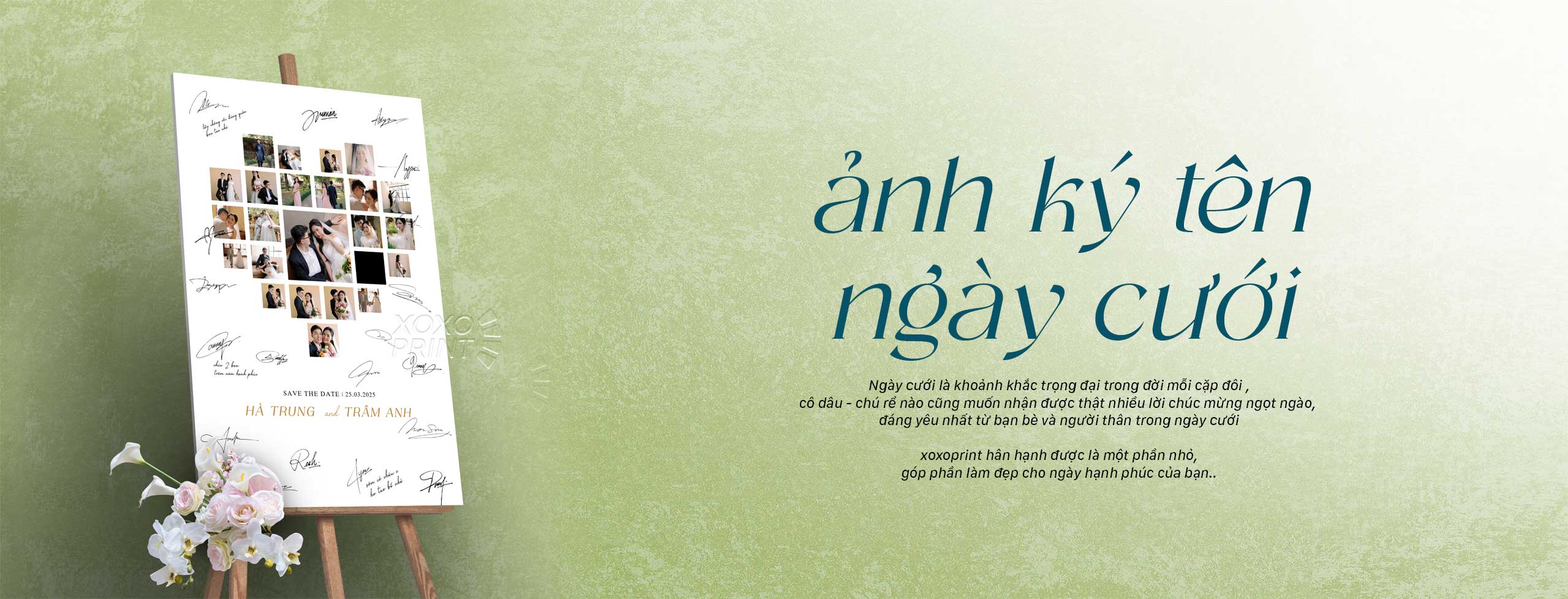 Banner ảnh Ký Tên Ngày Cưới