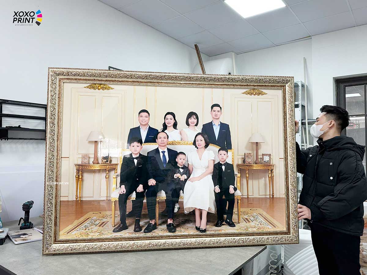 ảnh Gia đình Khổ Lớn 100x150cm
