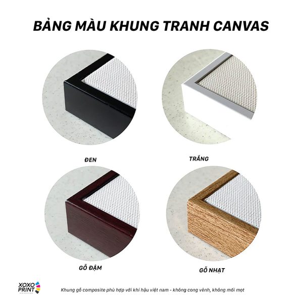 Bang Màu Khung Tranh Canvas 1