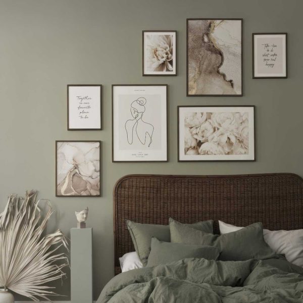 Amorous White Hues Gallery Wall