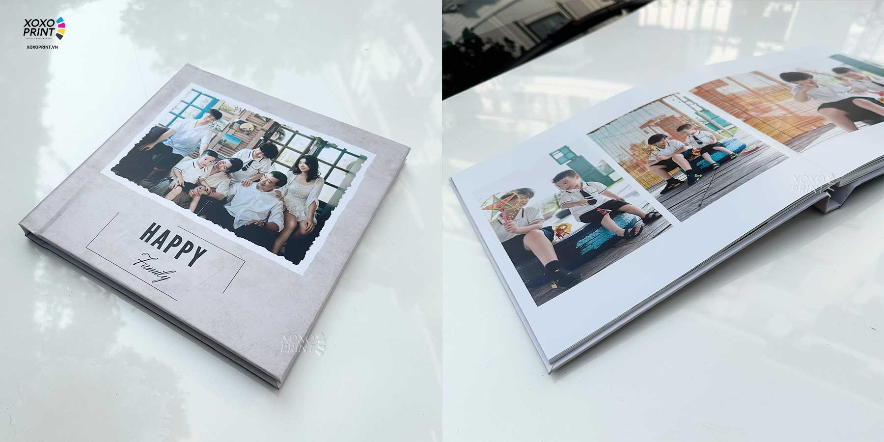 Album ảnh Gia đình Bìa Tạp Chí