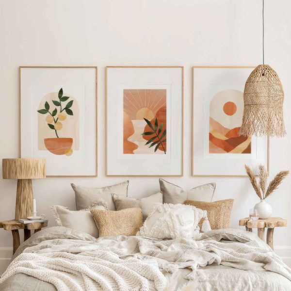 Abstract Sunset Trio