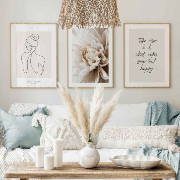 Calm Beige Trio