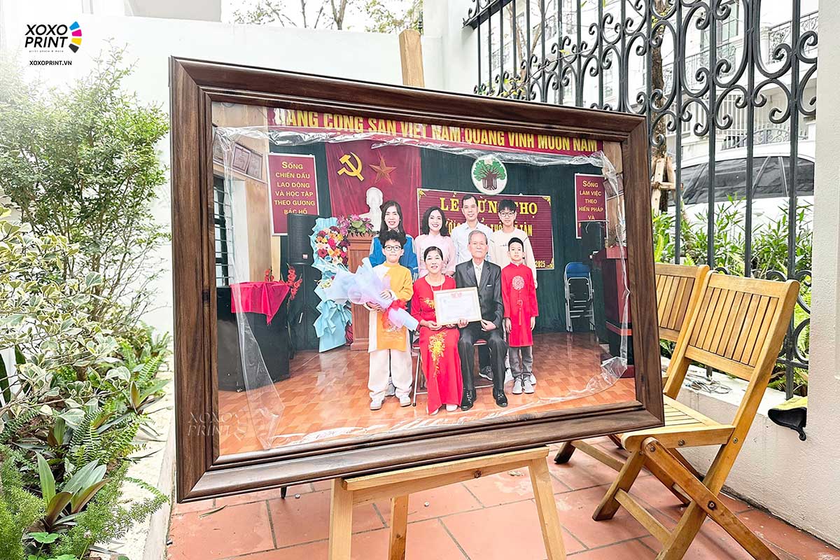 ảnh 60x90cm Khung Gỗ