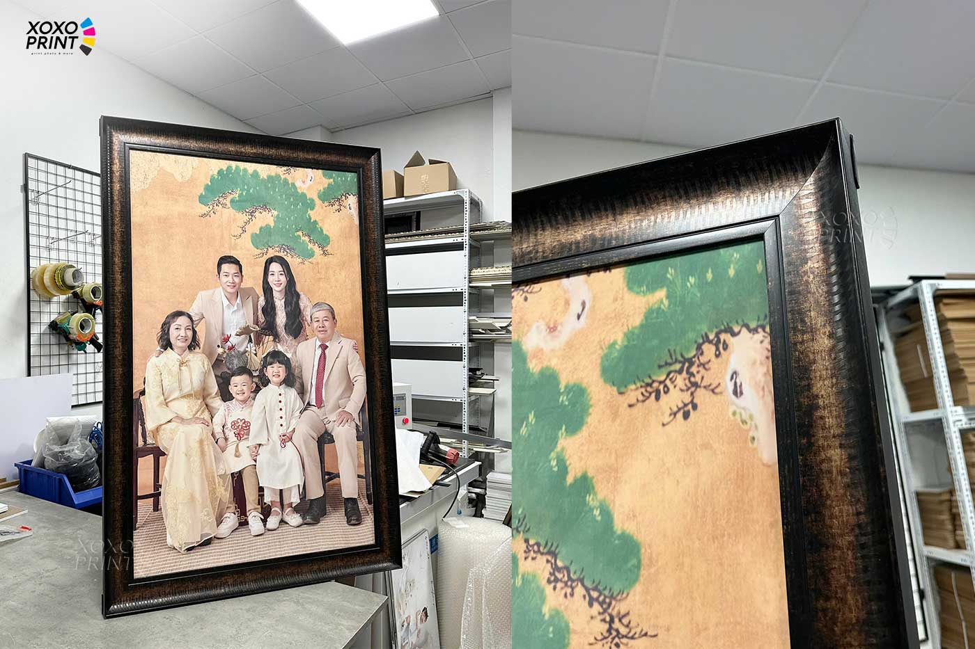 ảnh 80x120cm Khung Bản To