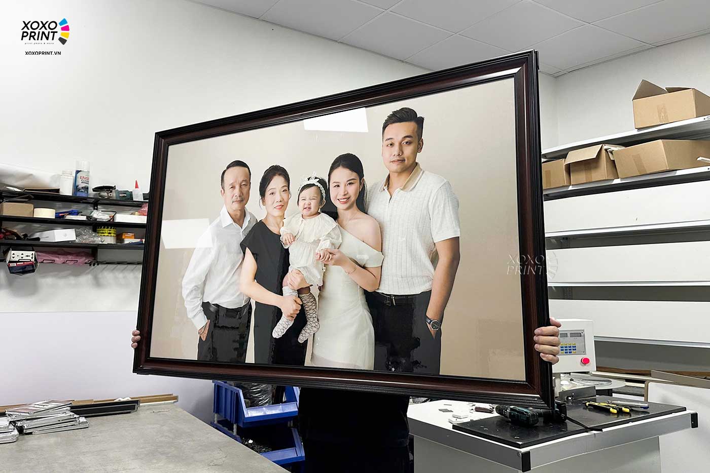 ảnh Gia đình Cao Cấp 80x120cm