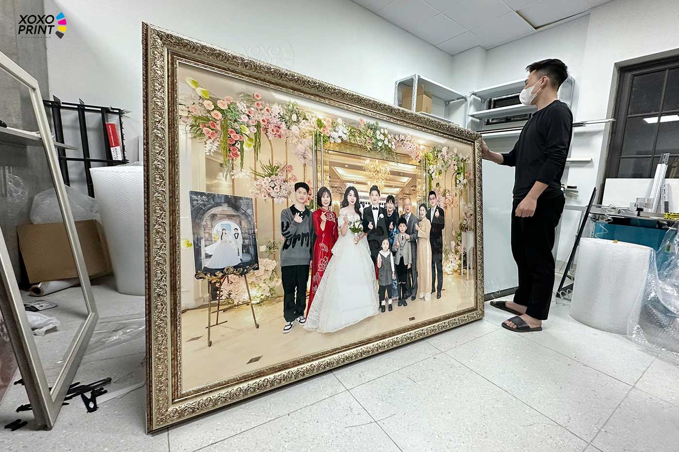 ảnh Gia đình Khổ Lỡ 120x180cm