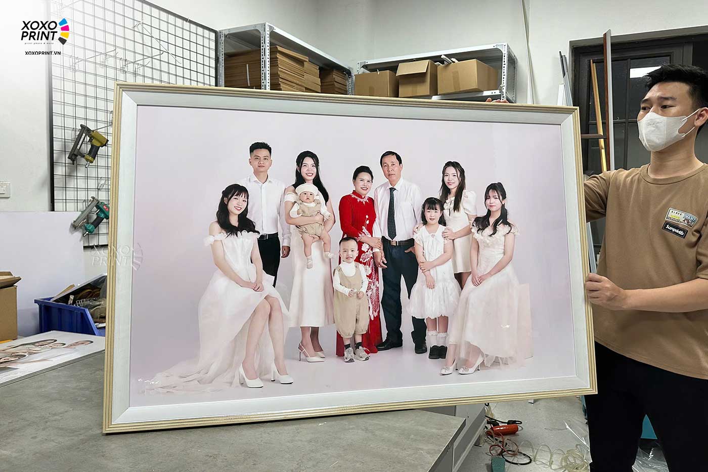 ảnh Gia đình Khổ Lớn 80x120cm