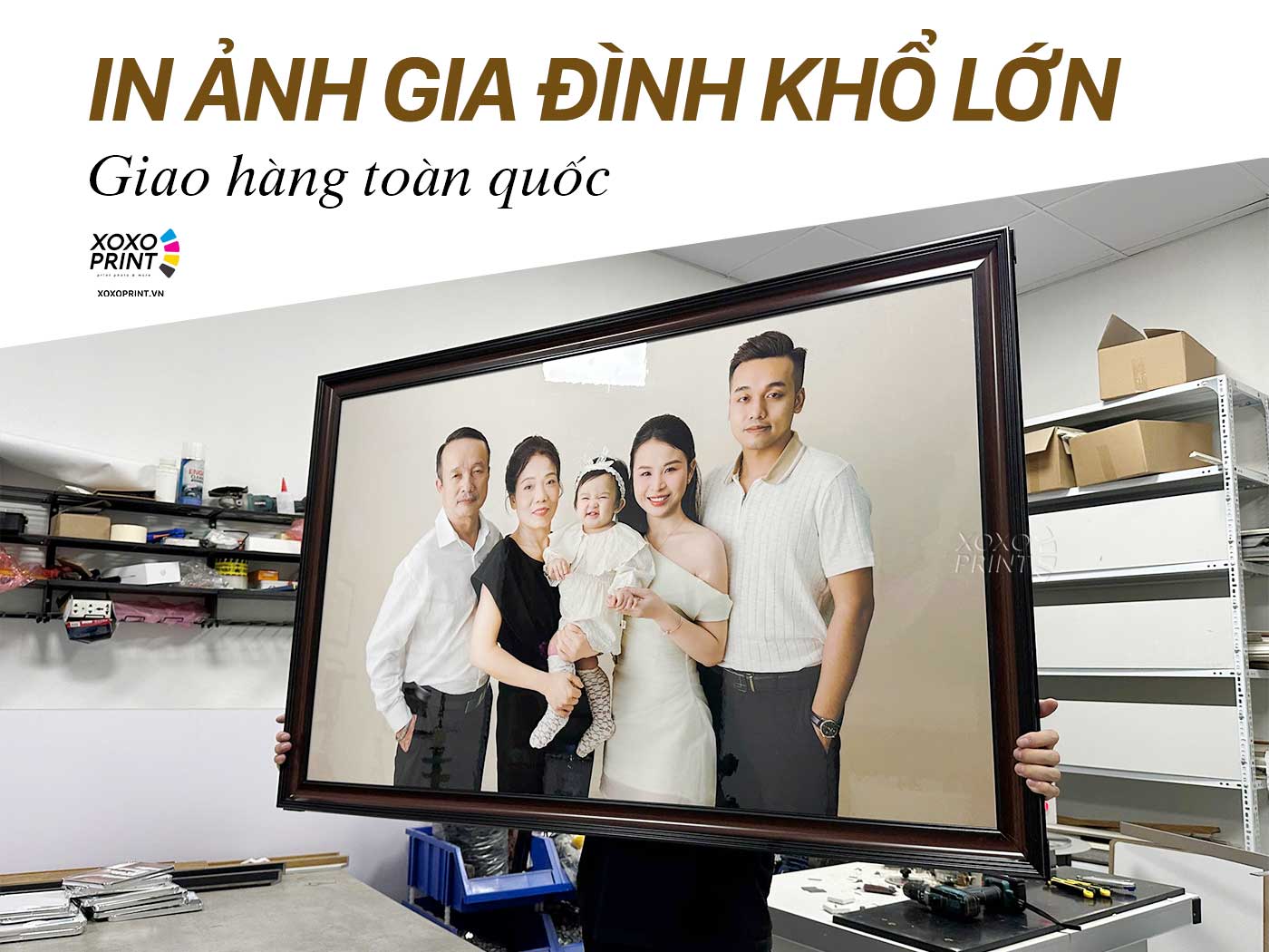 In ảnh Gia đình Khổ Lớn